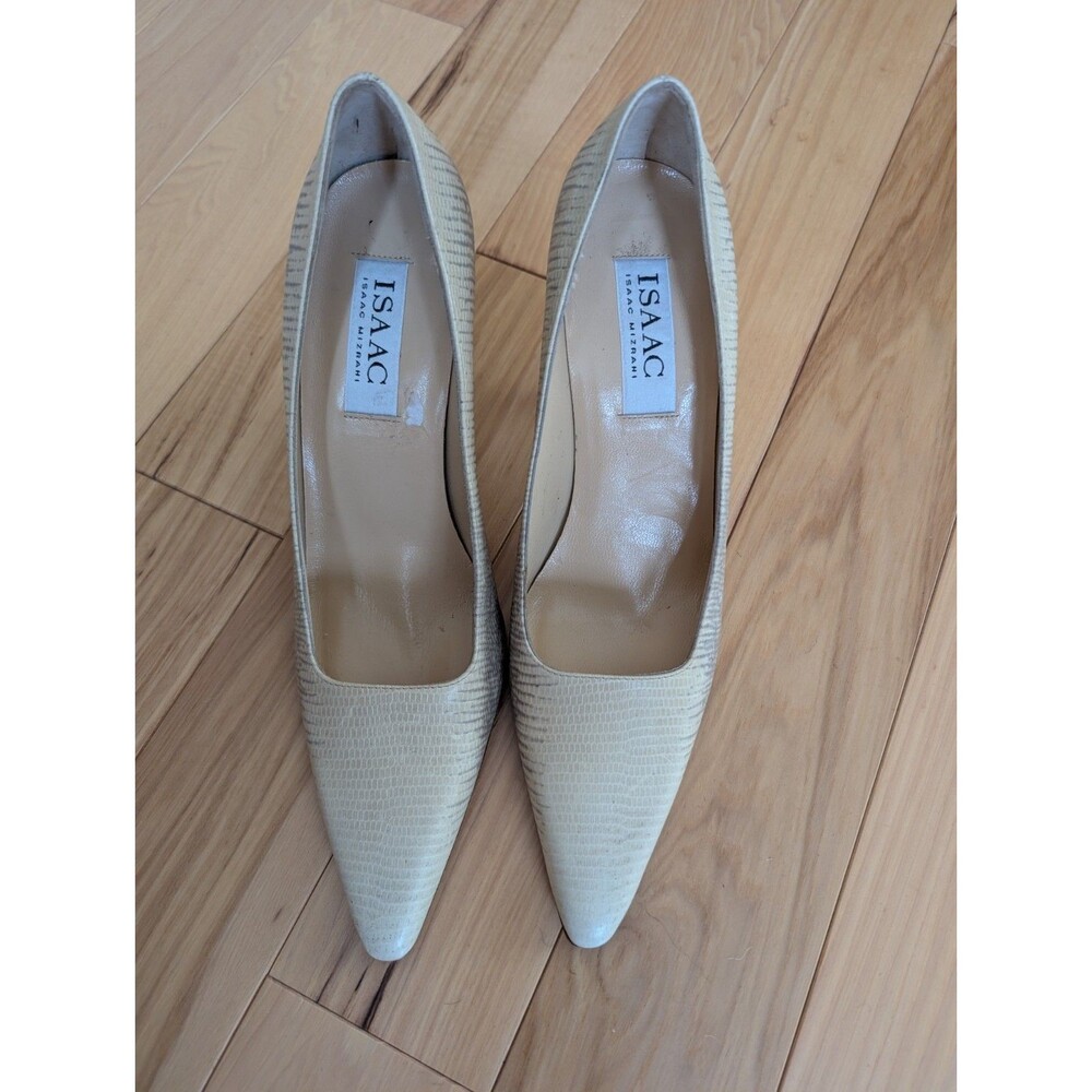 Isaac by Isaac Mizrahi animal print Heels pumps Made In Italy 7.5